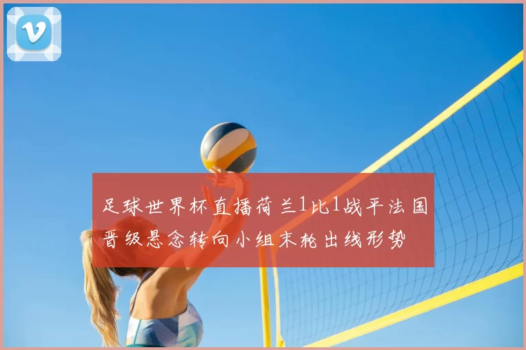 足球世界杯直播荷兰1比1战平法国晋级悬念转向小组末轮出线形势